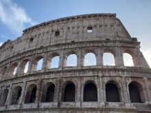 The Colosseum in Rome, Italy, one of the most popular tourist attractions in the world.